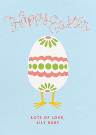 Easter Egg Chick by Paperless Post
