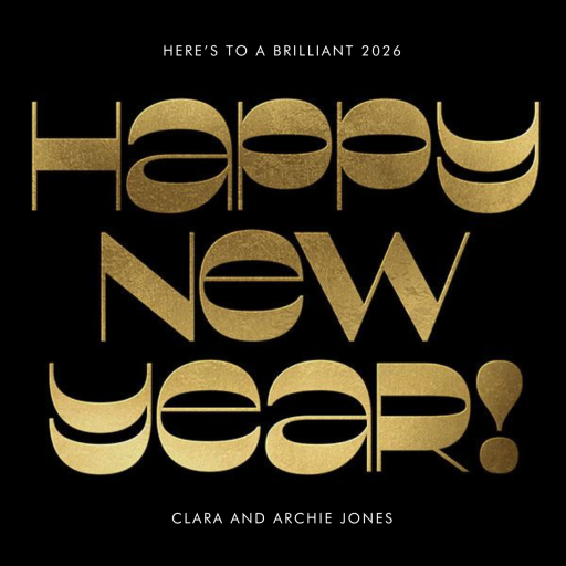 Groovy New Year's - New Year's Card by Paperless Post