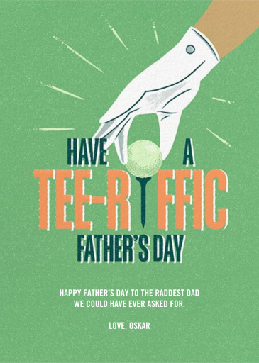 Tee Hee - Father's Day Card by Paperless Post