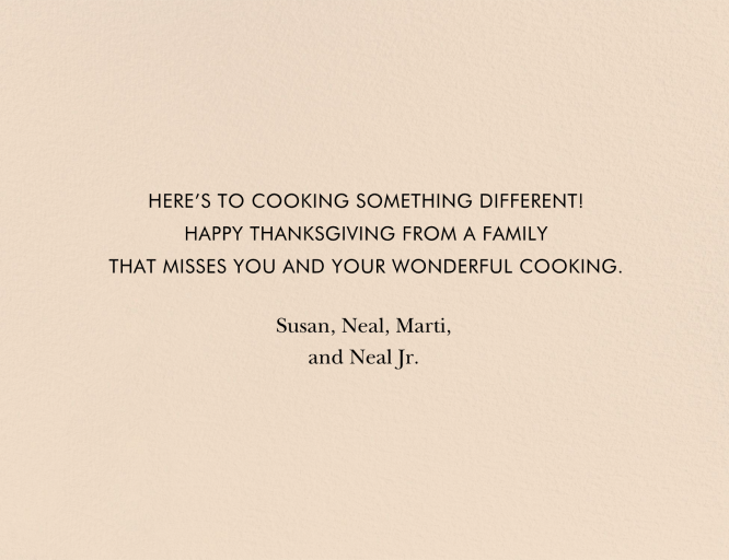 Harvest Greetings - Greeting Card by Rifle Paper Co. - Back