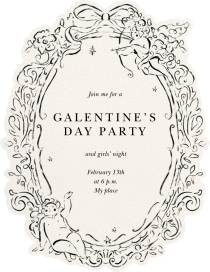 Cupid’s Frame - Party Invitation by Ten Story Stationery