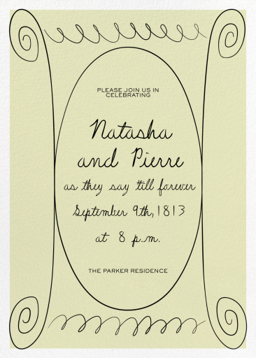 Storybook Scroll - Wedding Invitation by Paperless Post