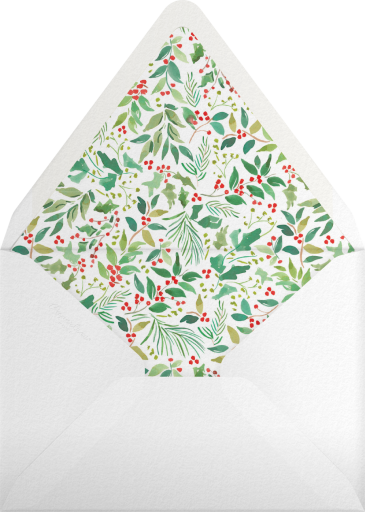 Holly and Sprig Photo (Gina Langford) - Dogwood Hill Envelope