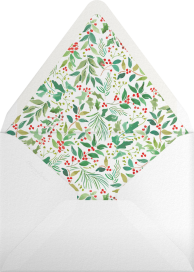 Holly and Sprig Photo (Gina Langford) - Dogwood Hill Envelope