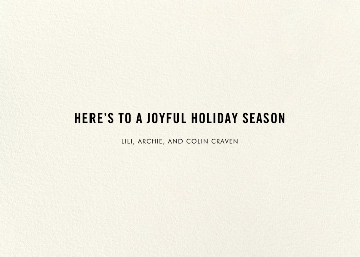 Glimmering Greetings by kate spade new york - Back