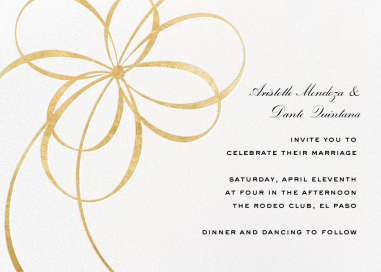 Belle Boulevard Invite - Wedding Invitation by kate spade new york