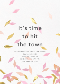 Flutter - Bachelorette Party Invitation by CONFETTISYSTEM