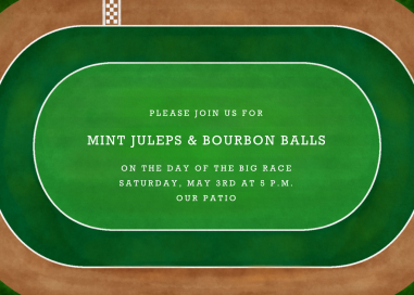 Racetrack - Sports Invitation by Paperless Post