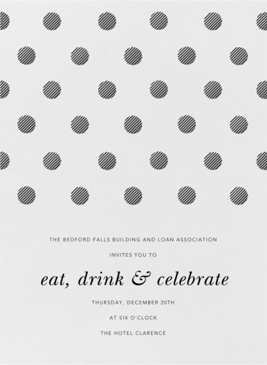 Polka Dot - Valentine's Day Invitation by Oscar de la Renta