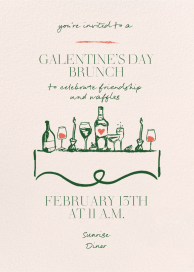 Take a Sip - Valentine's Day Invitation by Pulp Templates Co.