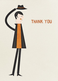 Hat Tip (Blanca Gómez) - Thank You Card by Red Cap Cards