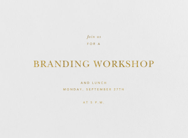 Wilcox - Seminar Invitation by Paperless Post