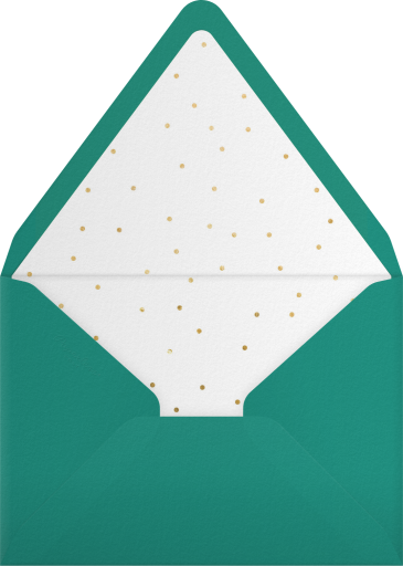 Rainbow Cake Star Invitation Envelope