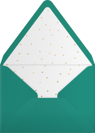 Rainbow Cake Star Invitation Envelope