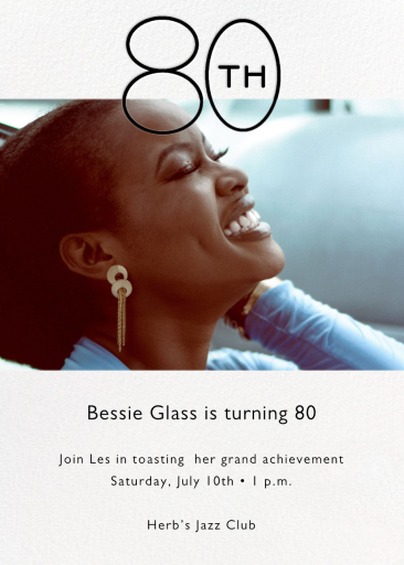 Decade Photo - Birthday Invitation by Paperless Post