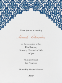 Arabesque - Birthday Invitation by Paperless Post