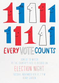 Every Vote Counts - Election Invitation by Hello!Lucky