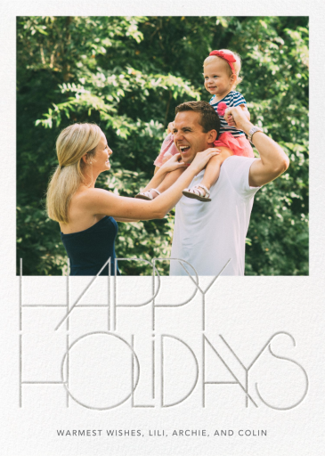 Avant-Garde Holiday - Holiday Card by Paperless Post