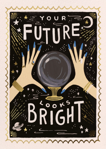 Your Future Looks Bright - Encouragement Card by rifle-paper-co