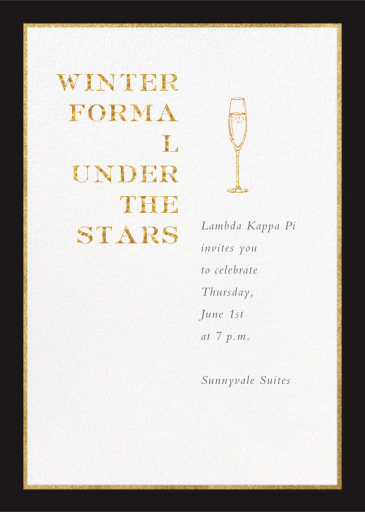 Oro (Tall) by Paperless Post