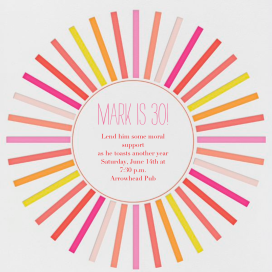 San Diego in the 70s - Birthday Invitation by Mr. Boddington's Studio