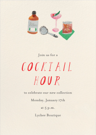Cocktail Maker - Cocktail Party Invitation by Mr. Boddington's Studio