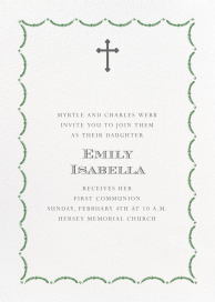 Garland Tall - First Communion Invitation by Paperless Post