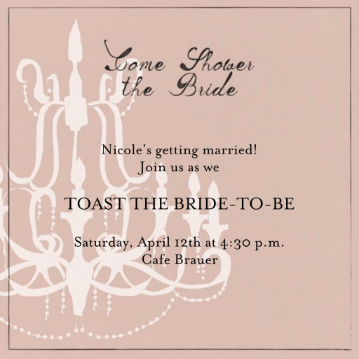 Oh Lovely Day - Bridal Shower Invitation by Mr. Boddington's Studio