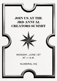 Octogram - Conference Invitation by Jonathan Adler