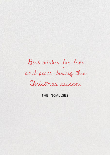 Black Bird Wreath (Becca Stadtlander) by Red Cap Cards - Back