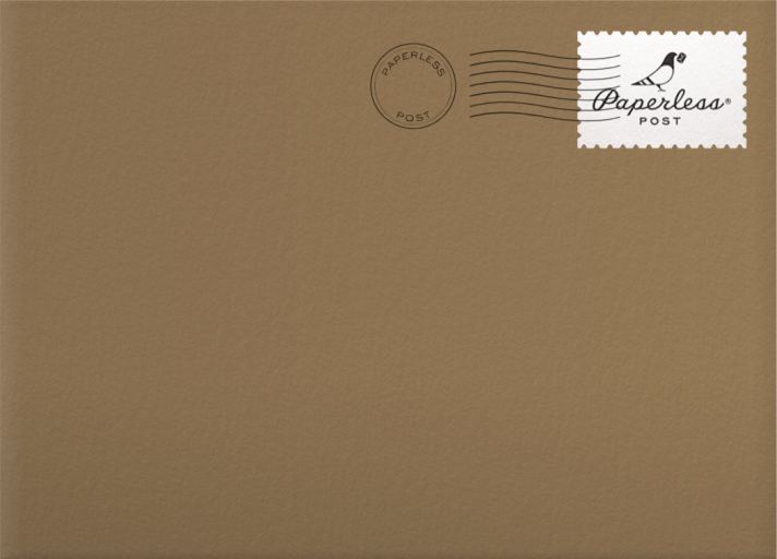 Photo Holiday Berry Frame Card Envelope
