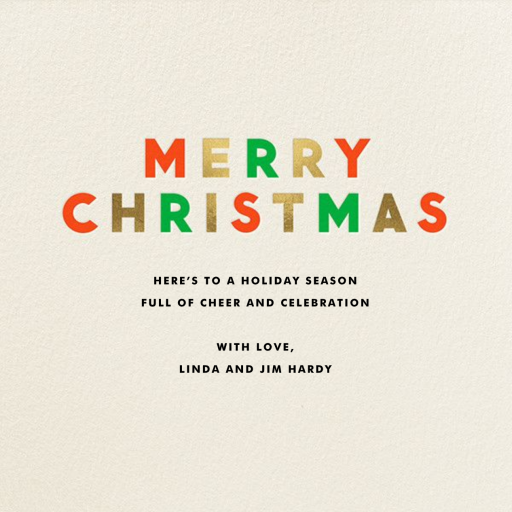 12 Days - Greeting Card by The Indigo Bunting - Back