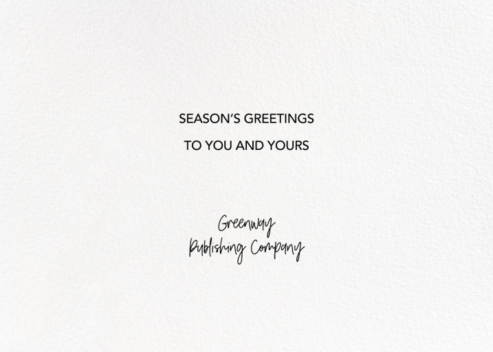 Take a Bough - Business Holiday Card by 2021 Co. - Back