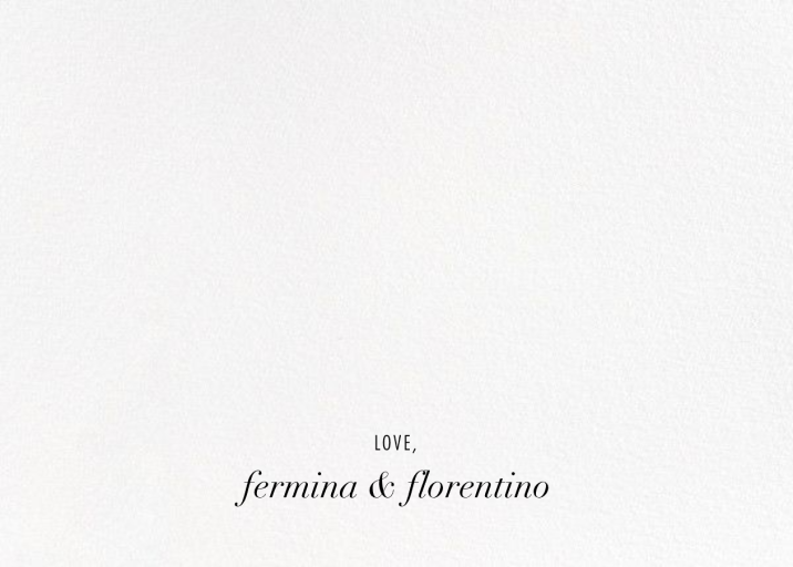 Jubilee II (Photo Save the Date) by Kelly Wearstler - Back