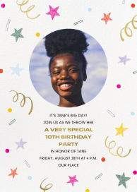 Confetti Fete Photo by Paperless Post