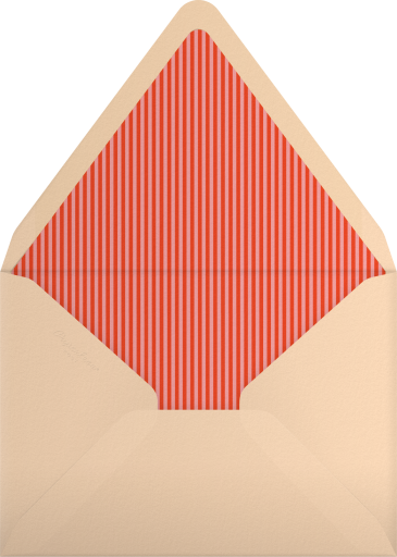 Watercolor Seashell Invitation Envelope