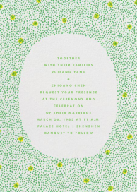 Garden Flowers Invitations - Wedding Invitation by The Indigo Bunting
