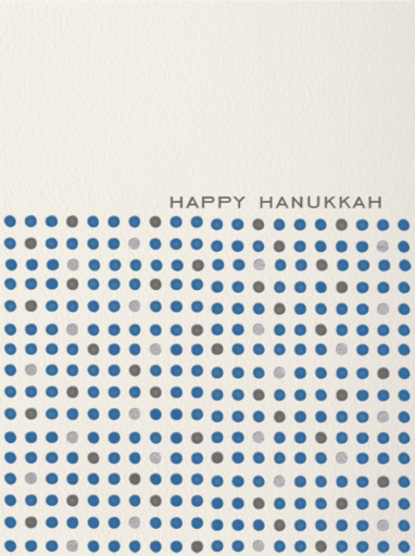 Hannukah Dots - Hanukkah Card by Paperless Post
