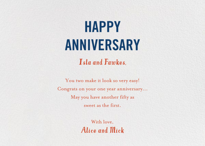 Bird Seed - Anniversary Card by Mr. Boddington's Studio - Back