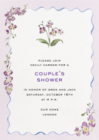 Purple Orchid (Riley Sheehey) - Bridal Shower Invitation by Dogwood Hill