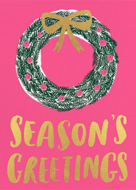 Berry Wreath - Christmas Card by Hello!Lucky