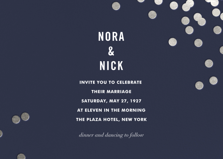 Confetti (Invitation) - Wedding Invitation by kate spade new york