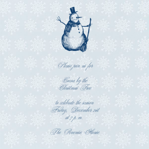 Snowflake Pattern by Paperless Post