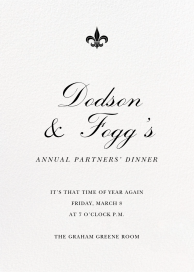 Blanc - Dining & Drinks Invitation by Paperless Post