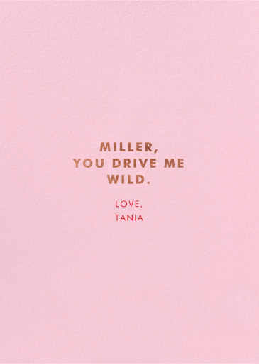 Number One Hot Sauce - Greeting Card by Carolyn Suzuki Studio - Back