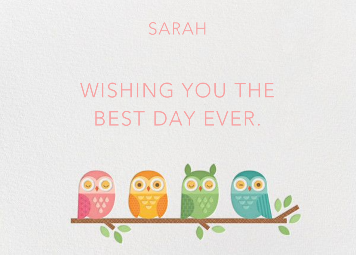 Owl (Stationery) by Petit Collage