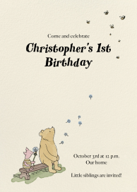 A Little Honey - First Birthday Invitation by Paperless Post