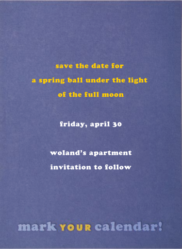 Mark Your Calendar - blue with light blue - Save the Date by Paperless Post