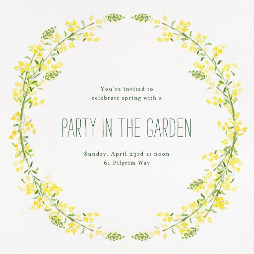 Heathers (Square) - Spring Party Invitation by Paperless Post
