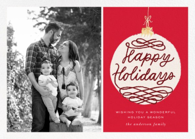 Holiday Ornament (Photo) by kate spade new york